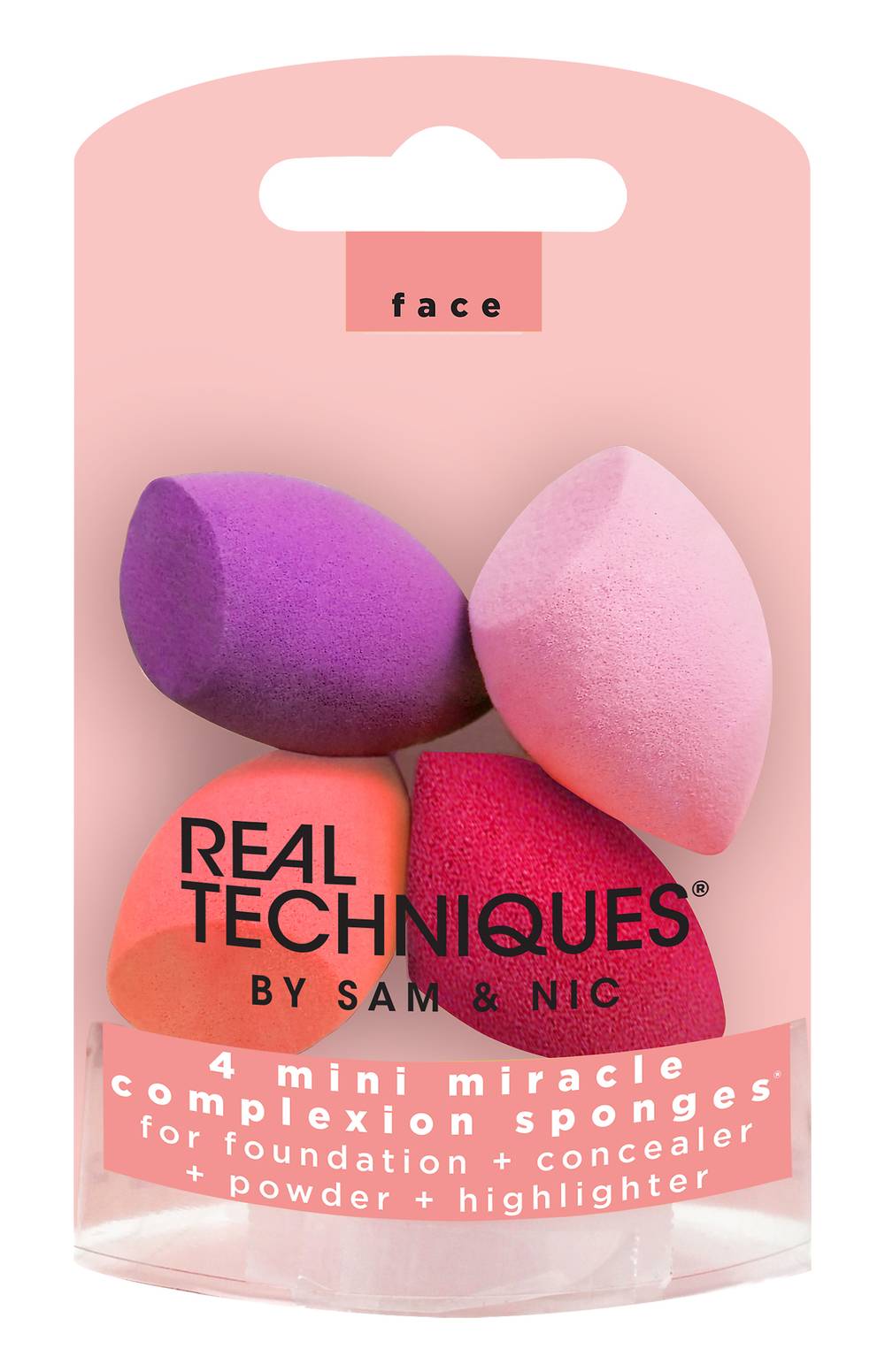 Real Techniques Mini Miracle Complexion Face Sponges (4 oz)