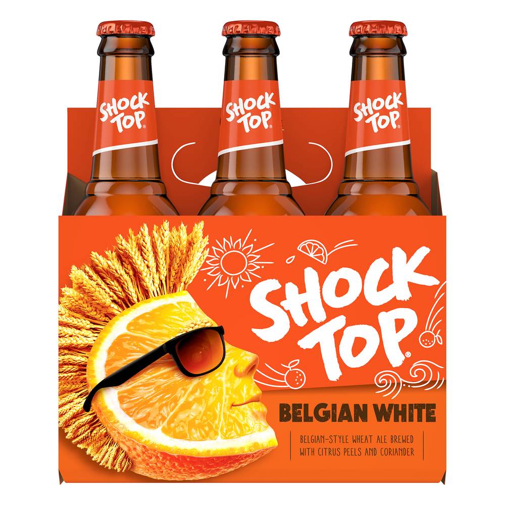 Shock Top Belgian White Beer (6 x 12 fl oz)