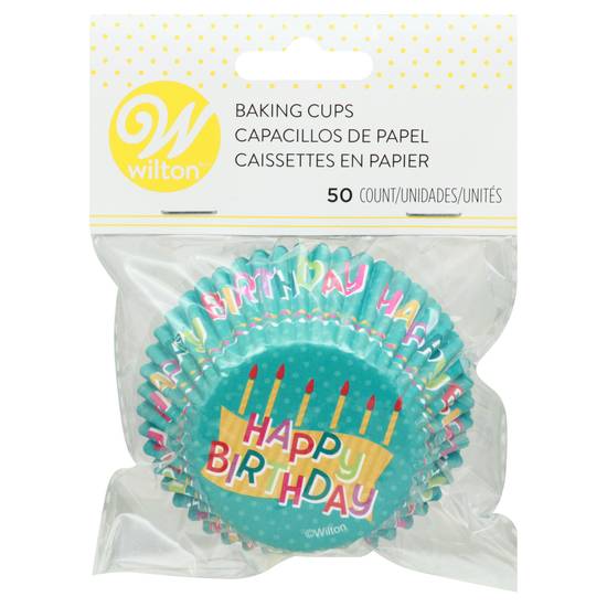 Wilton Happy Birthday Baking Cups (50 ct)