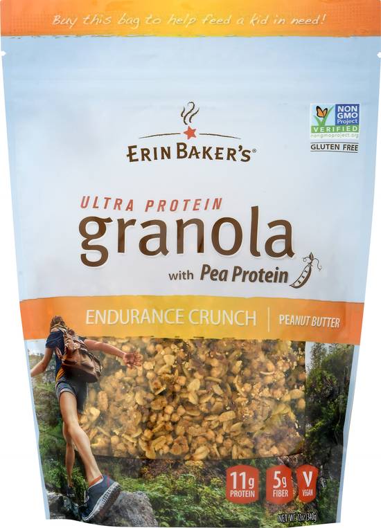 Erin Baker's Ultra Protein Peanut Butter & Honey Granola (12 oz)