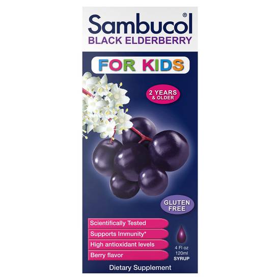 Sambucol Kids Black Elderberry Syrup (4 fl oz)