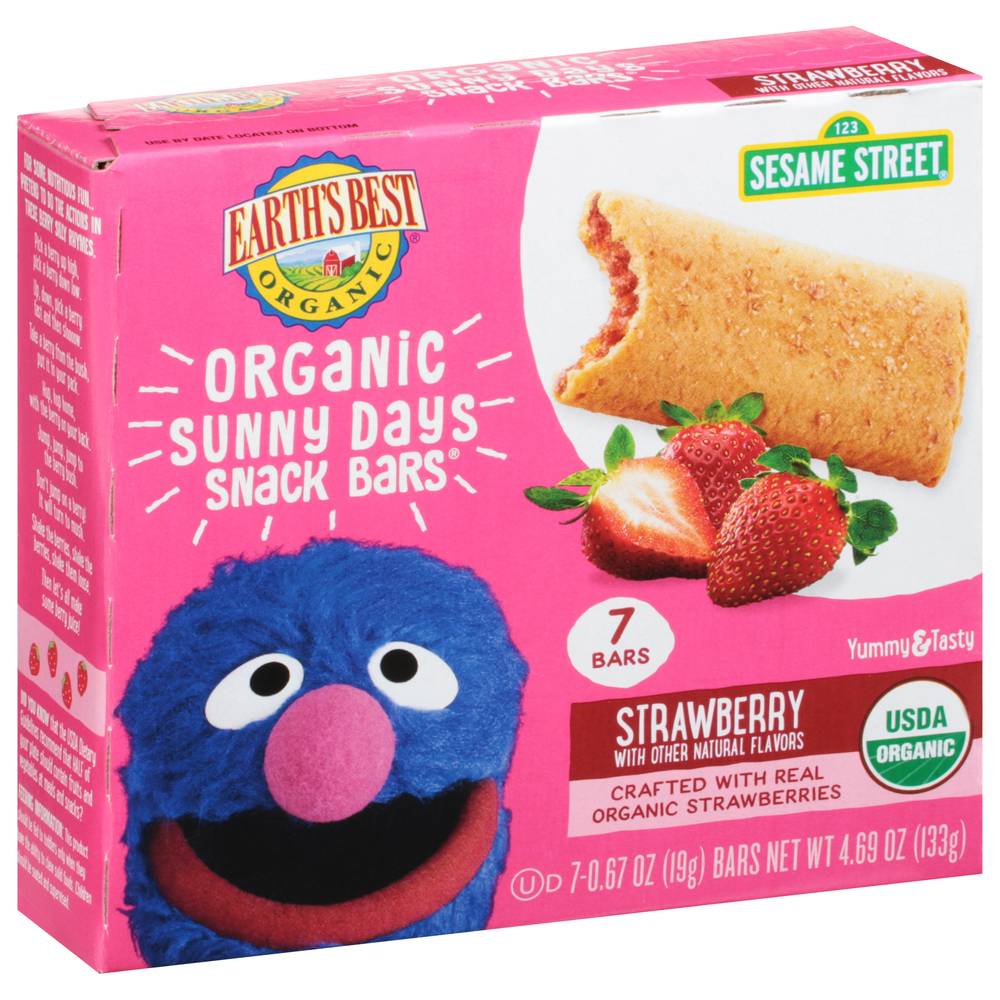 Earth's Best Organic Sunny Days Snack Bars (strawberry)