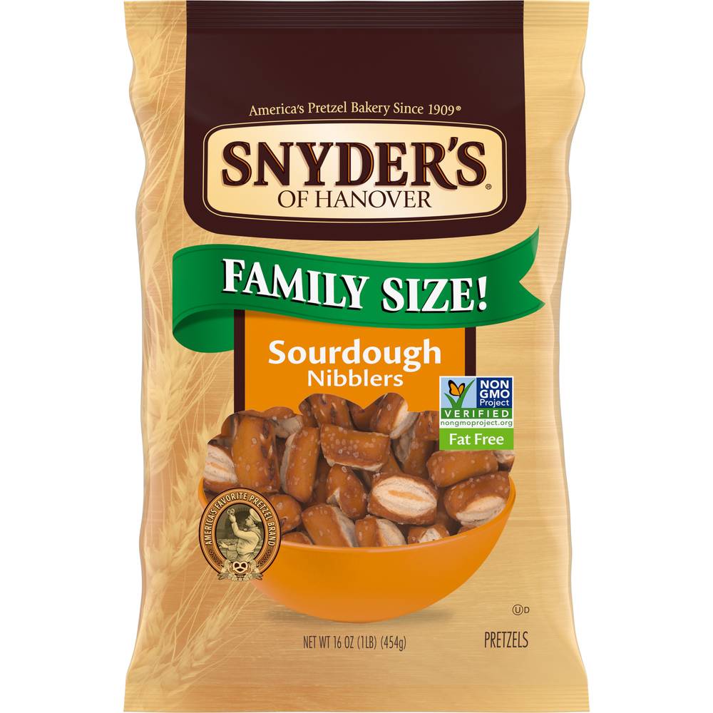 Snyder's of Hanover Family Size Sourdough Nibblers Pretzels (1 lbs)