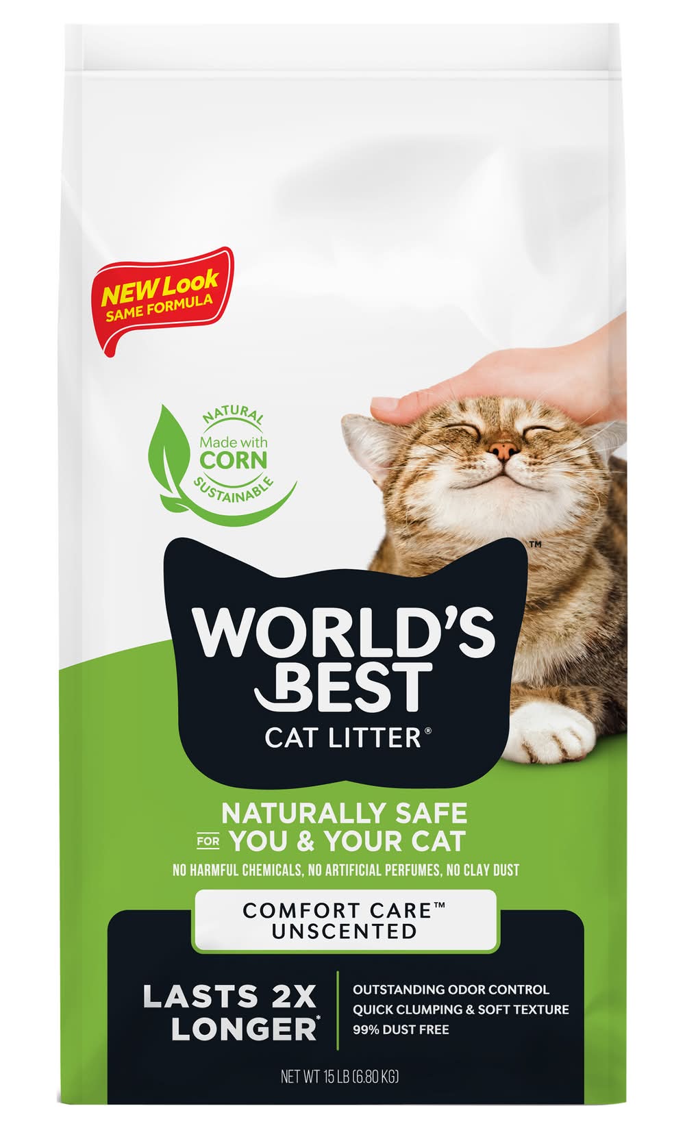 World's Best Cat Litter Original Unscented Cat Litter (15 lbs)