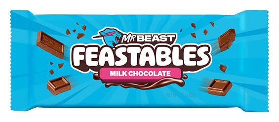 Feastables MrBeast Milk Chocolate Bar 2.1oz