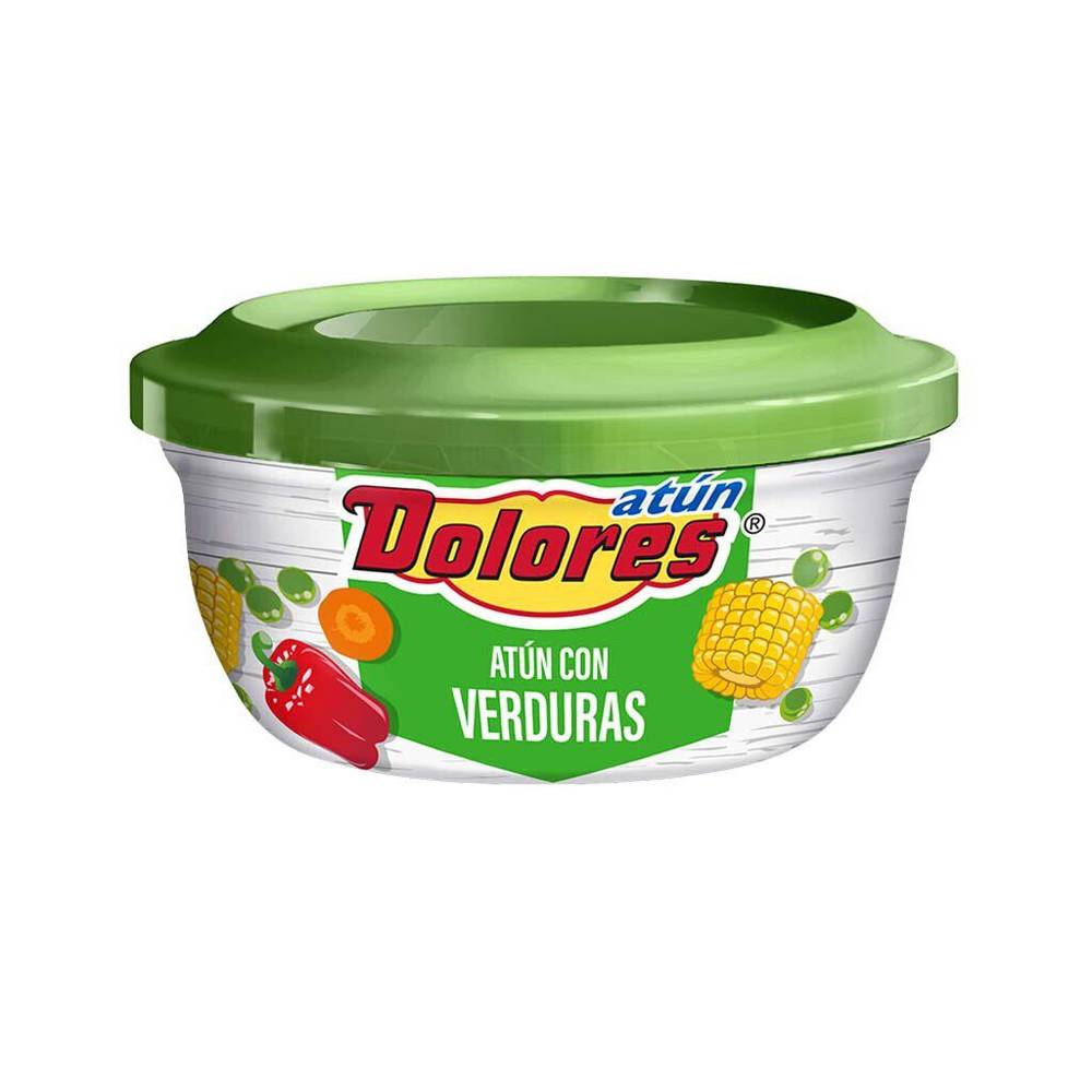 Dolores atún con verduras (vaso 135 g)