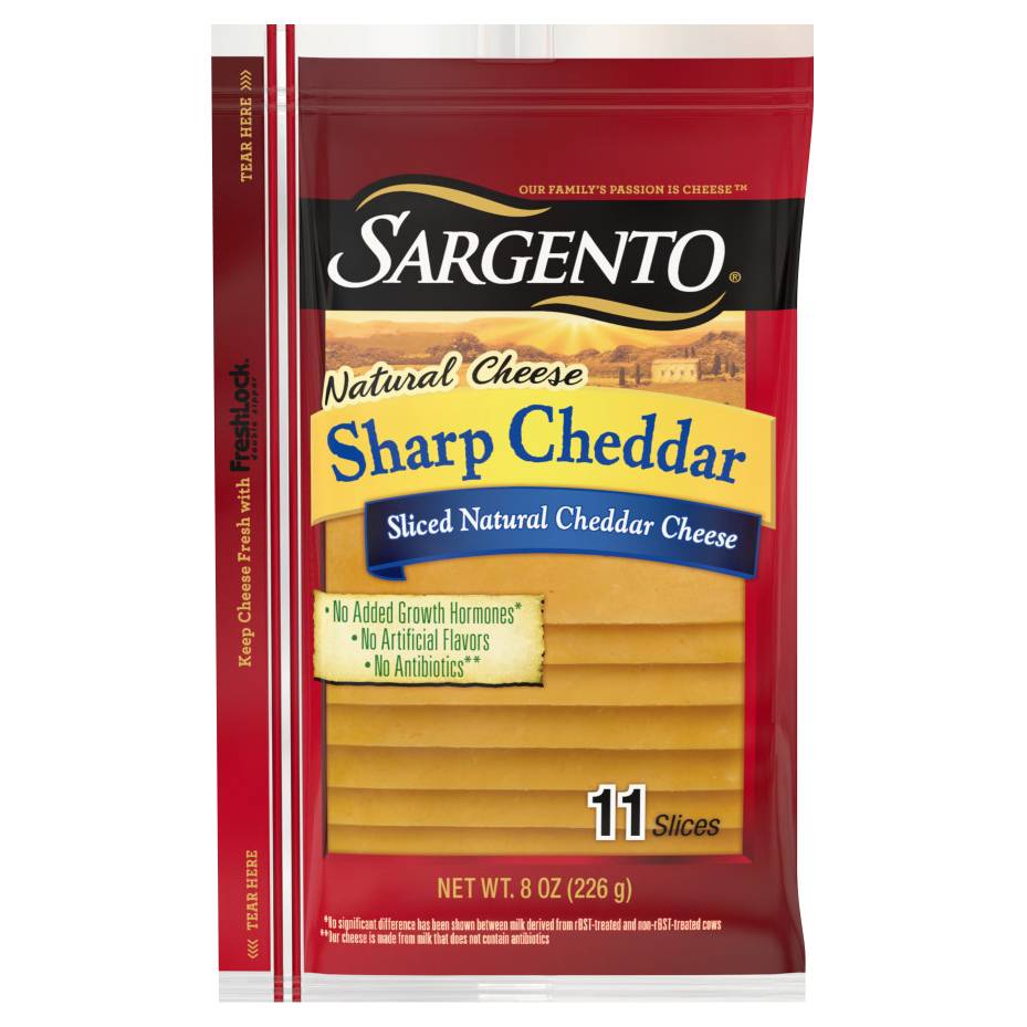 Sargento Sharp Cheddar Natural Cheddar Cheese Slices