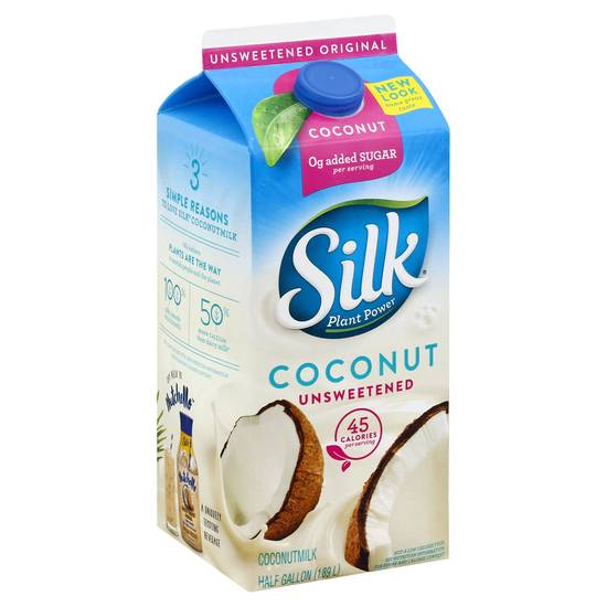 Silk Dairy Free Unsweet Coconutmilk (64 fl oz)