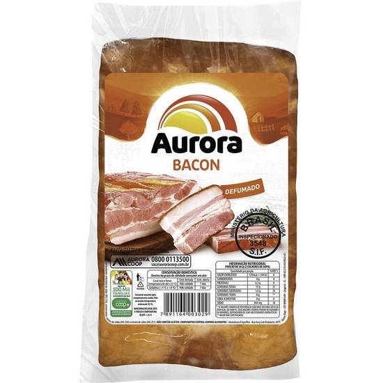 Aurora Bacon defumado (embalagem: 3,6 kg aprox)