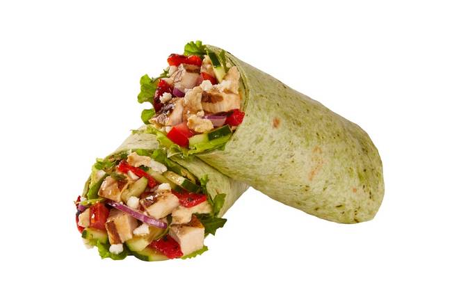 Mediterranean Chicken Wrap