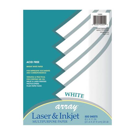 Pacon Laser & Inkjet White Multipurpose Paper (500 ct)