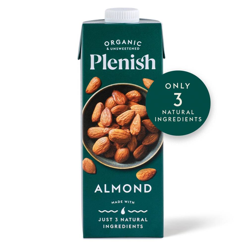 Plenish Organic Almond Dairy Alternative Long Life Drink 1L