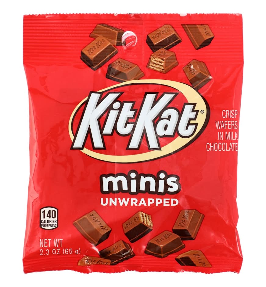 KitKat Minis Milk Chocolate Wafer Unwrapped Candy Bag (2.3 oz)