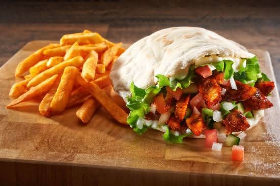 Chicken Schwarma, Beeg Chips