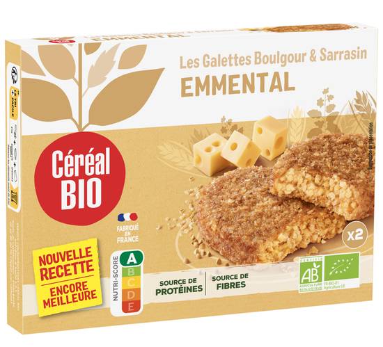 Cereal Bio - Galette sarrasin emmental (2 pièces)