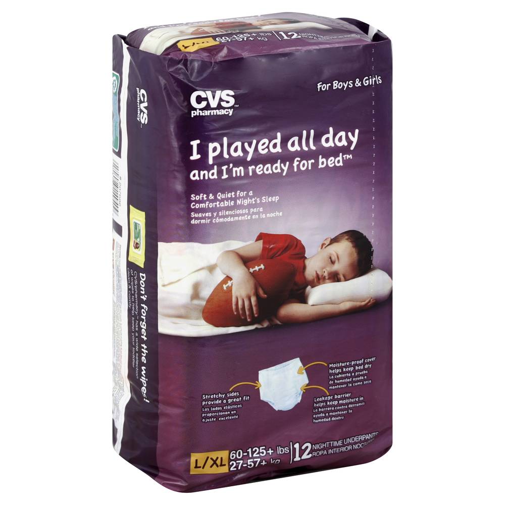 CVS Pharmacy Underpants, Unisex, L/XL (12 ct)