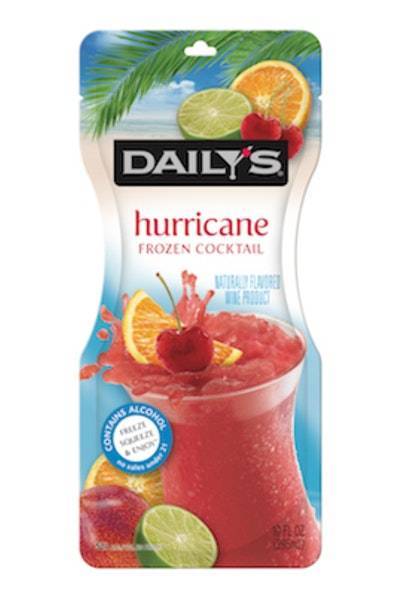 Daily's Ready-To-Drink Hurricane Frozen Cocktail (10oz pouch)