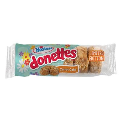Hostess Donettes Carrot Cake Flavored Mini Donuts (9.5oz count)