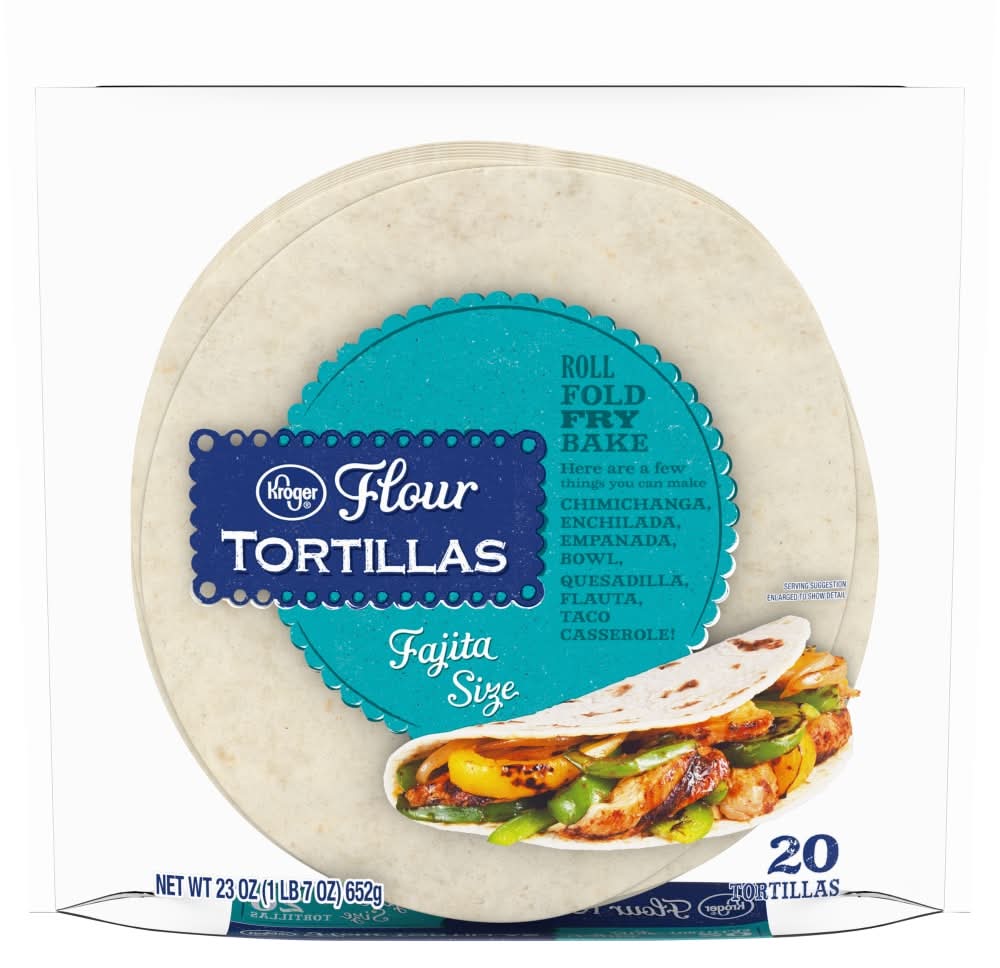Kroger® Fajita Size Flour Tortillas