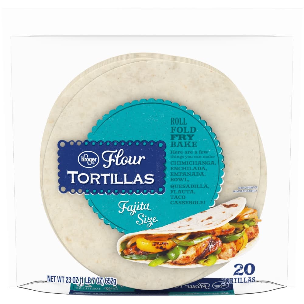 Kroger® Fajita Size Flour Tortillas