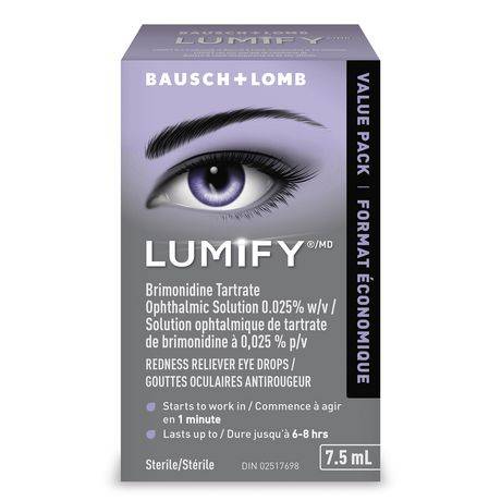 Lumify Redness Reliever Eye Drops Value pack (7.5 ml)