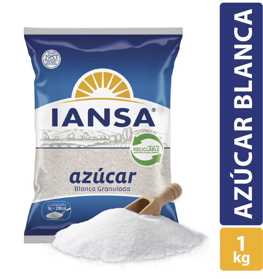 IANSA · Azúcar blanca granulada (1 kg)