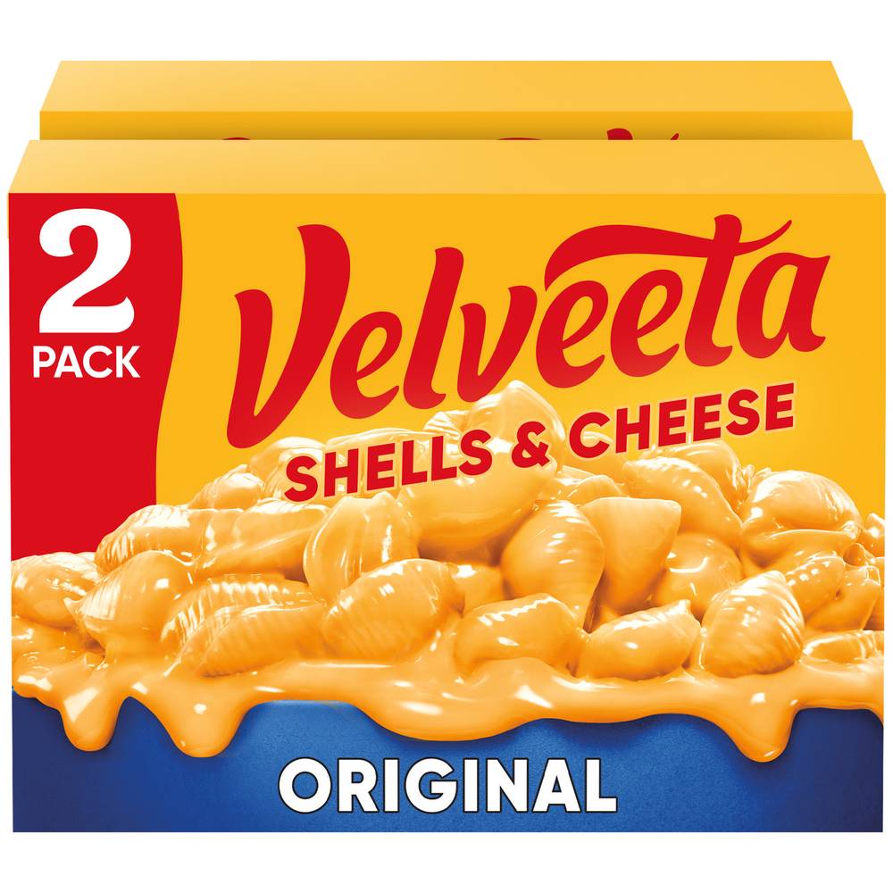 Velveeta Original Shells & Cheese Pasta Sauce Meal (2 x 2 ct)