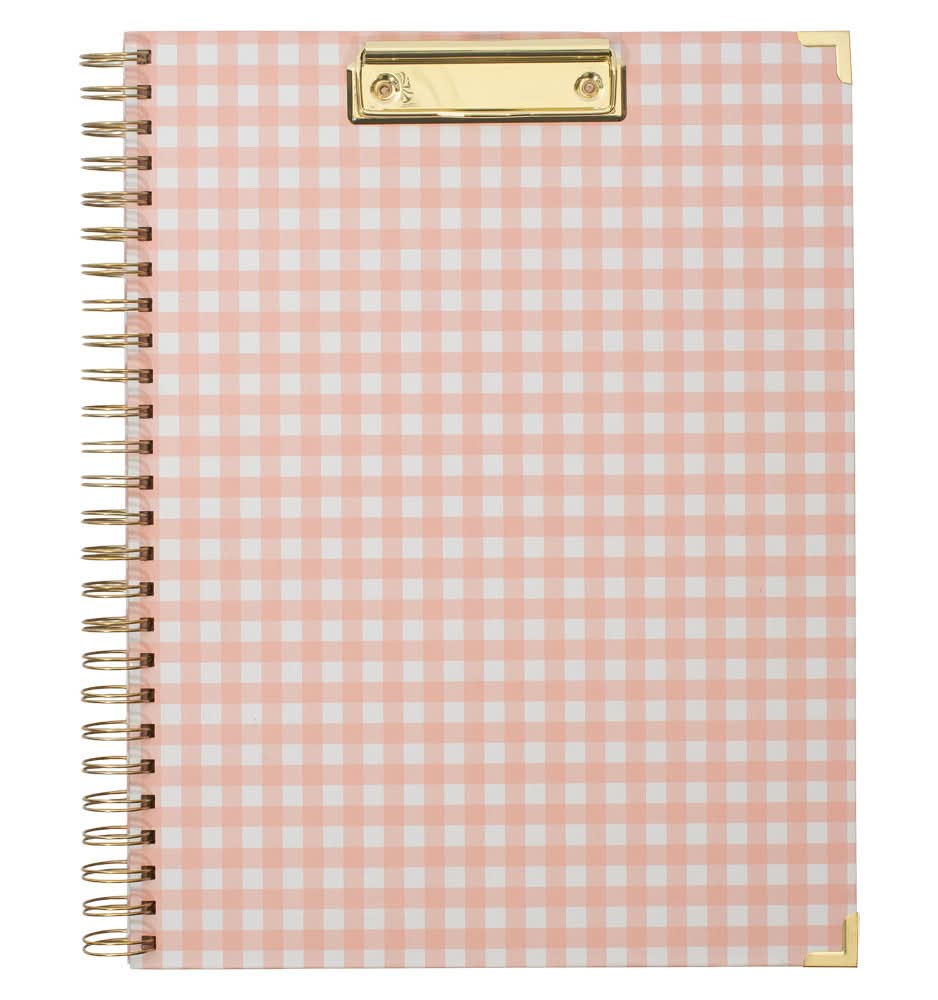 PEMBROOK Pink Checkered Clipfolio
