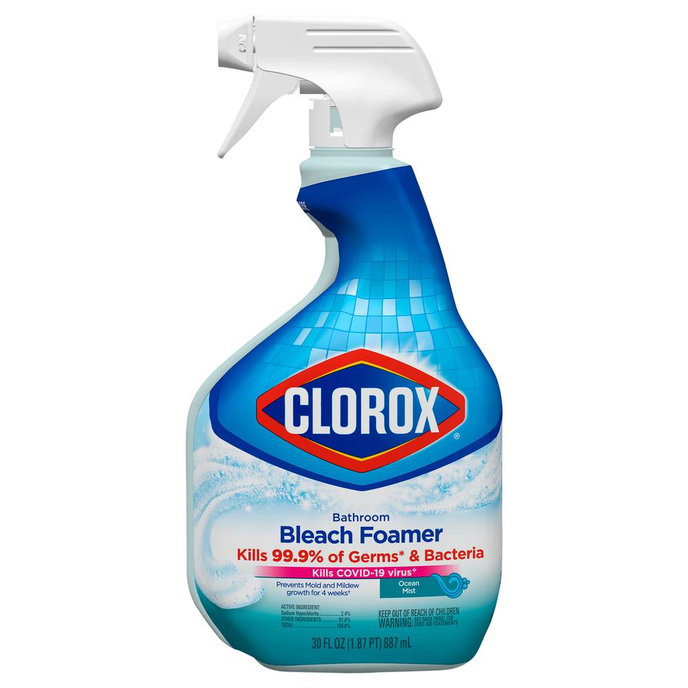 Clorox Ocean Mist Bathroom Bleach Foamer (30 fl oz)