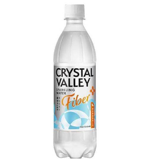 Crystal Valley礦沛氣泡水-PLUS+纖維585ml