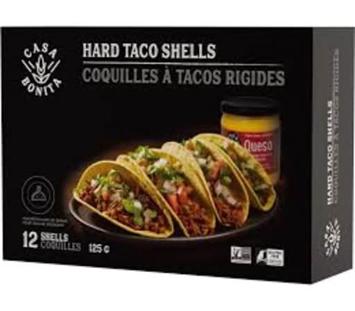 Casa Bonita Hard Taco Shells 12 x 125g