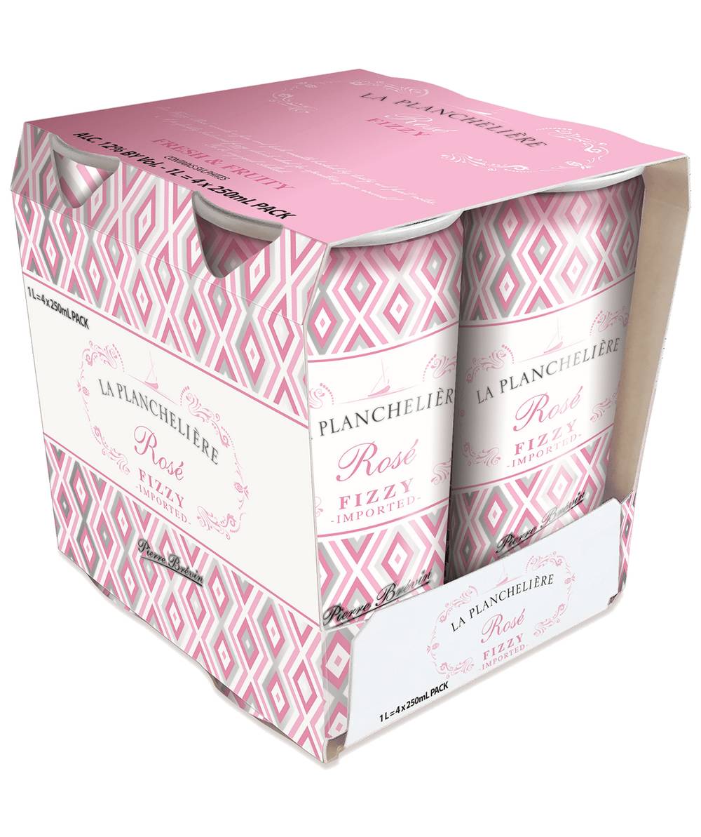 La Plancheliere Rose Spritzd Can 4X250ml