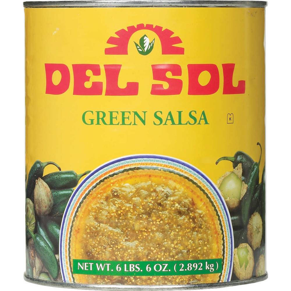 Del Sol - Green Mexican Salsa - #10 Can