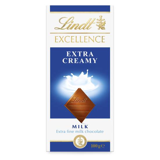 Lindt Extra Creamy Excellence Milk Chocolate Block 100g