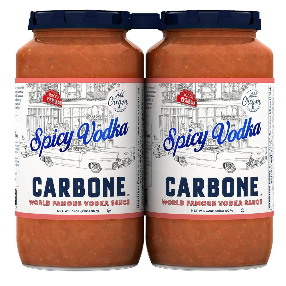 Carbone Spicy Vodka Sauce, 32 oz, 2-count