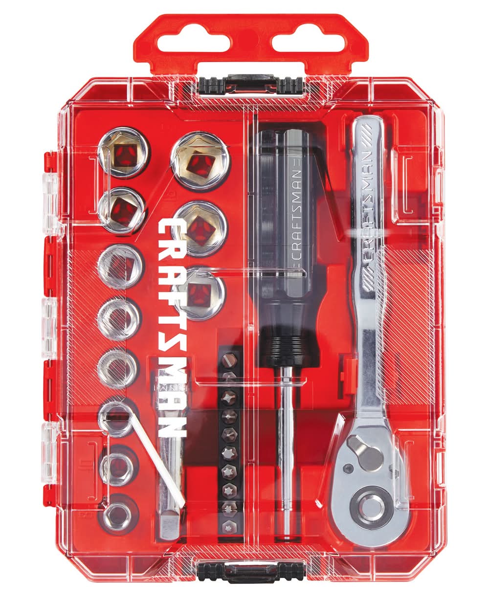 CRAFTSMAN VERSASTACK 24 -Piece Metric Mechanics Tool Set with Hard Case