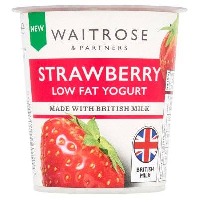 Waitrose & Partners Low Fat Yoghurt (strawberry)