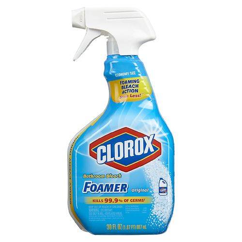 Clorox Bathroom Foamer with Bleach, Spray Bottle, Original - 30.0 fl oz