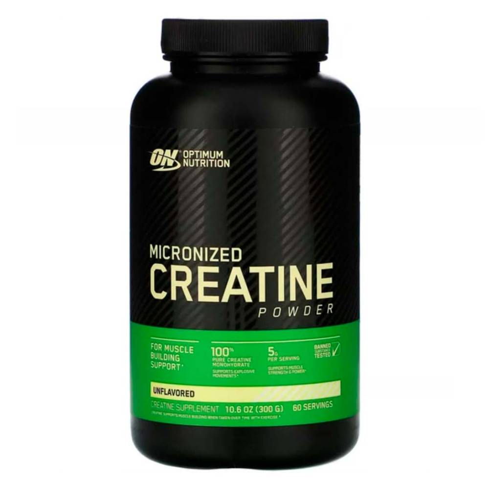 Optimum Nutrition · Creatina en polvo sin sabor (300 g)