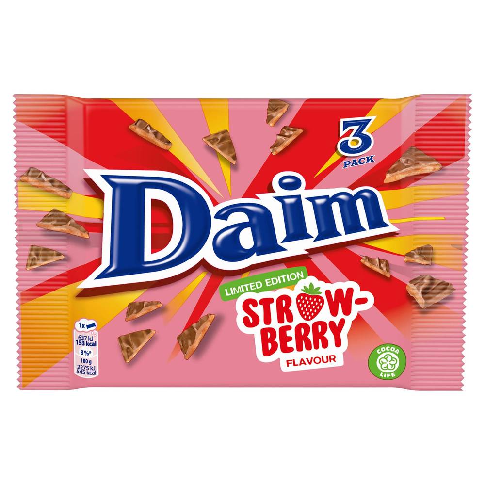 Daim 3x28g Strawberry Daim