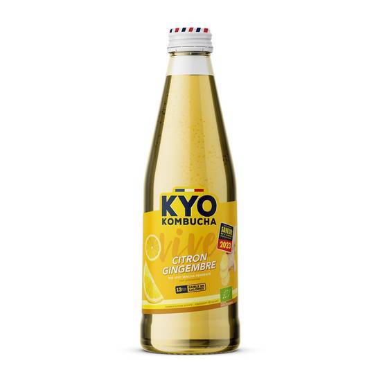 Kyo Kombucha - Boisson bio, citron- gingembre (500ml)