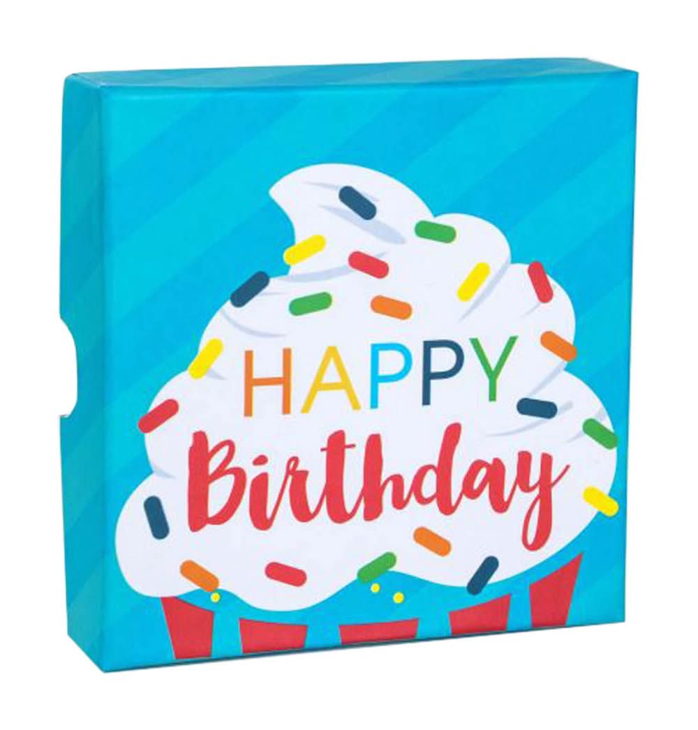 Small Birthday Gift Card Holder Boxes With Removable Lid Assorted