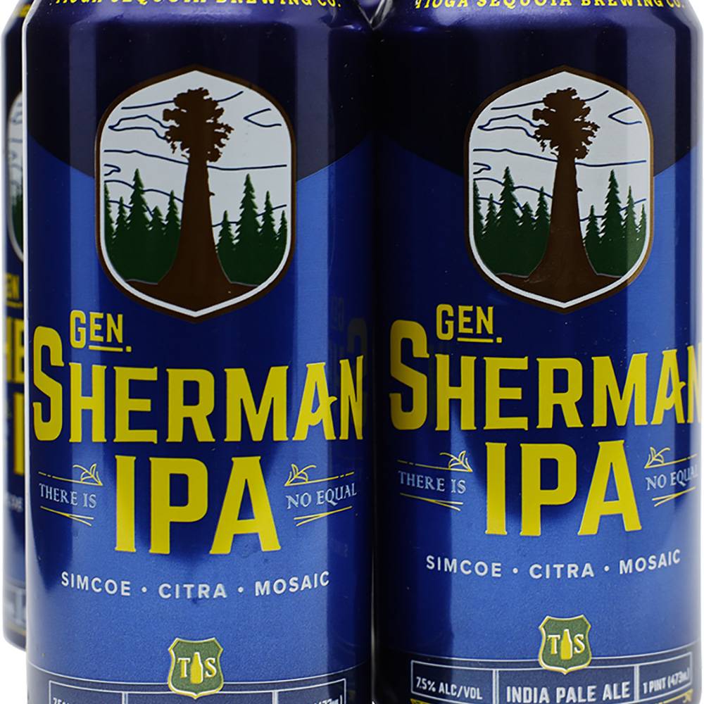 Tioga-Sequoia Brewing Company Brewing General Sherman Ipa Beer (16 fl oz)