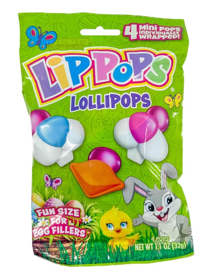 Imaginings Lip Pops Mini Lollipops, 4-pc Pack.