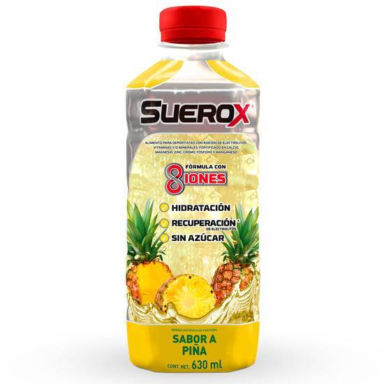 Suerox bebida hidratante sabor piña (botella 630 ml)