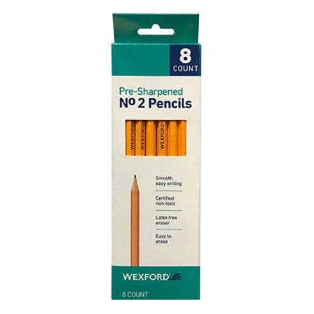Wexford Pre-Sharpened No2 Pencils (yellow)