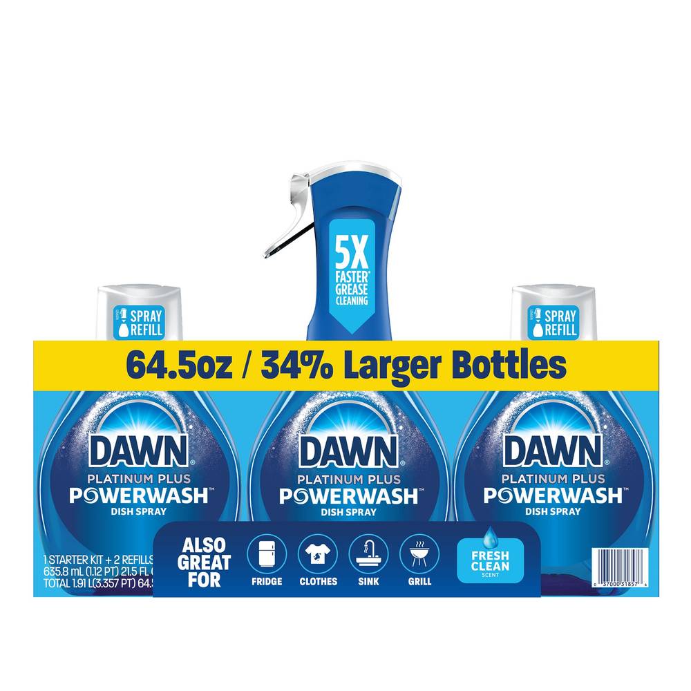 Dawn Platinum Plus Powerwash Dish Spray (Fresh Clean)