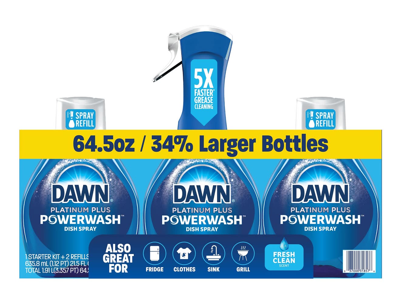 Dawn Platinum Plus Powerwash Dish Spray (Fresh Clean)