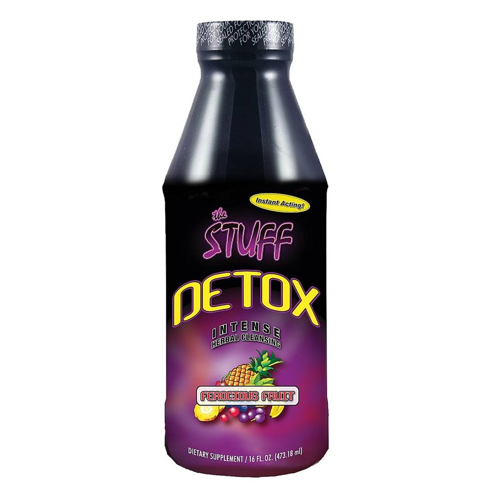 The Stuff Detox - Instant Acting Intense Herbal Liquid Cleanse - Ferocious Fruit (16 Fluid Ounces)