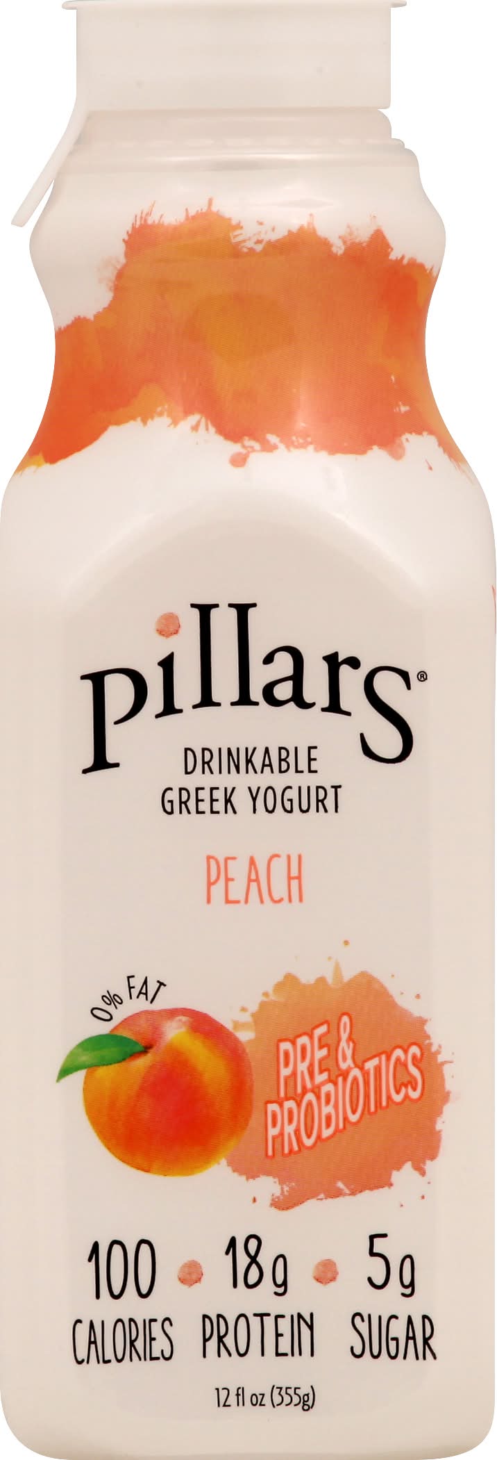 Pillars Peach Greek Yogurt Drink (1.1 oz)